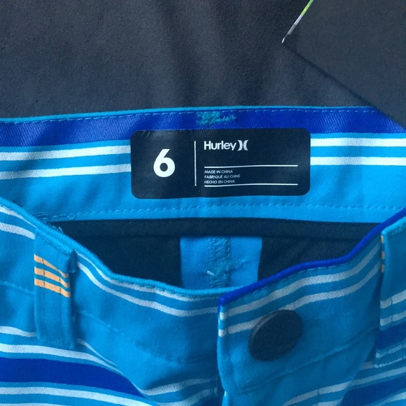 Hurley boys size 6 chlorine blue shorts - Picture 3 of 4